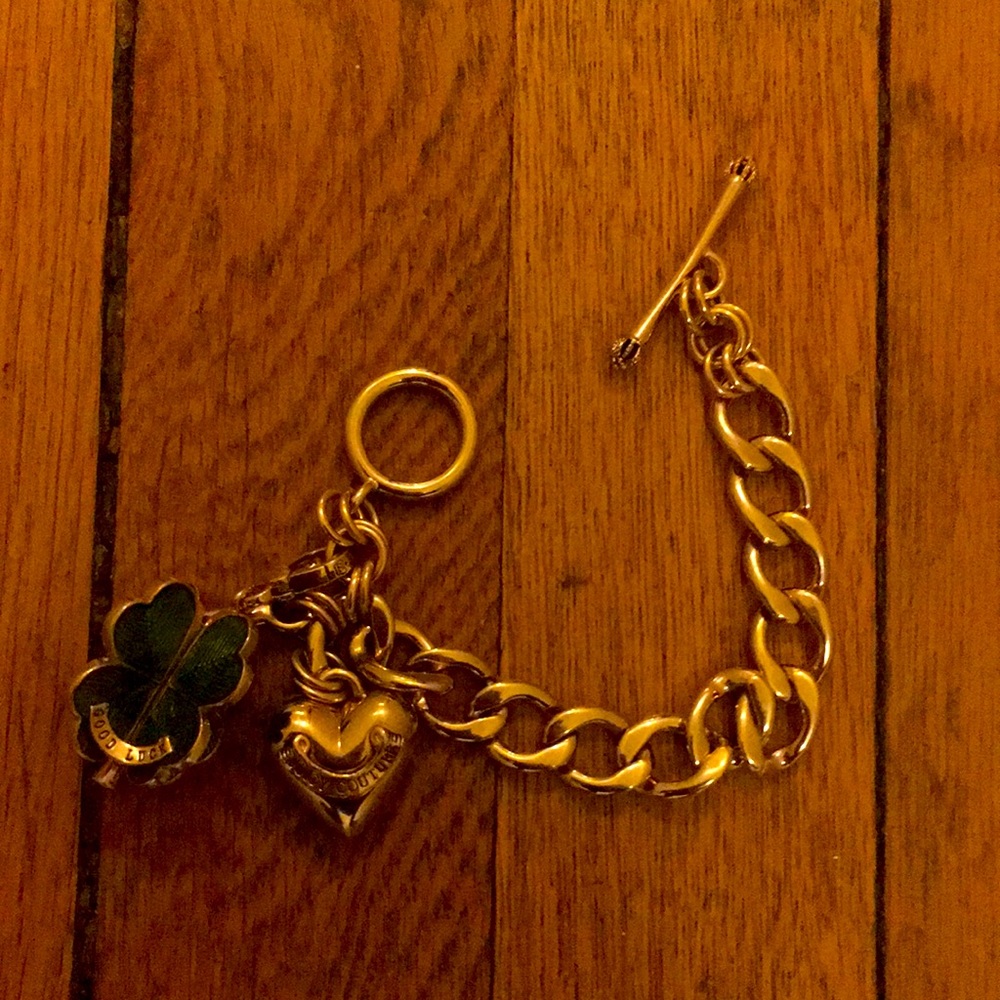 Juicy Couture vintage gold charm bracelet